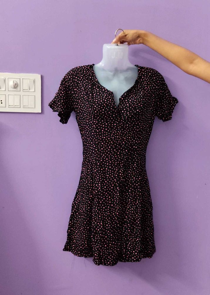 Chic Polka Dot Mini Dress
