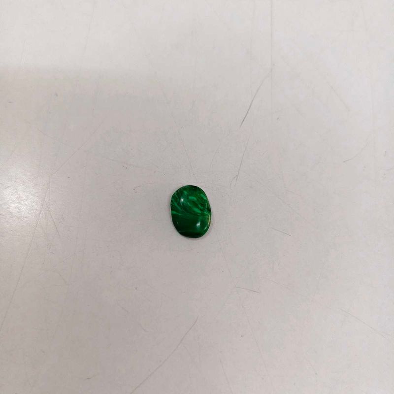 Oval Green Gemstone Cabochon malachite stone