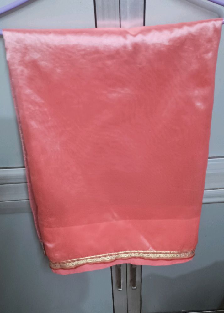 Beautiful Solid Organza Saari