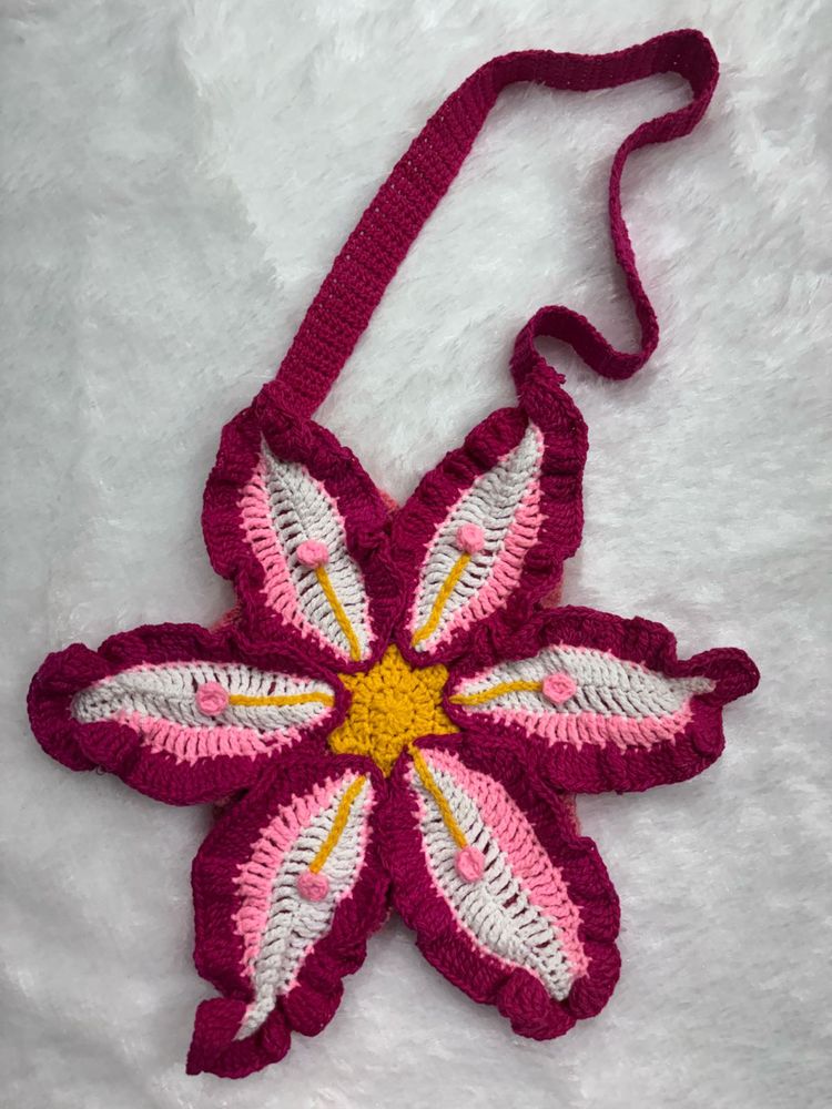 Crochet Lily Sling Bag