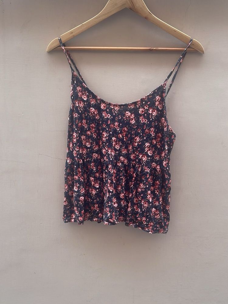 Floral Print Cami Top
