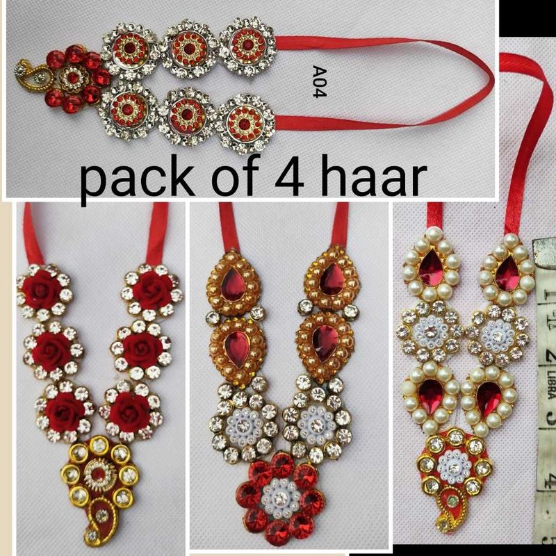 Pack of 4 Festive Necklace Set