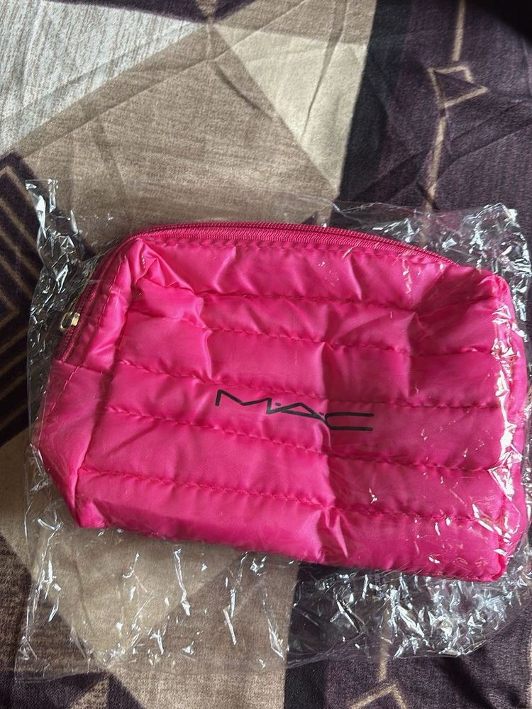 MAC Pink Puffy Pouch