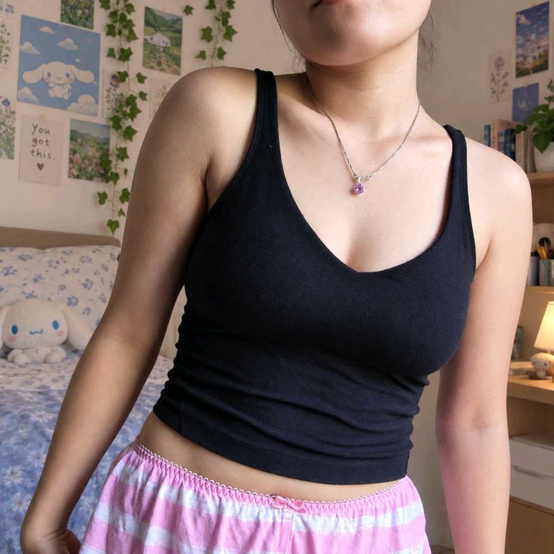 Black V-Neck lululemon Tank Top
