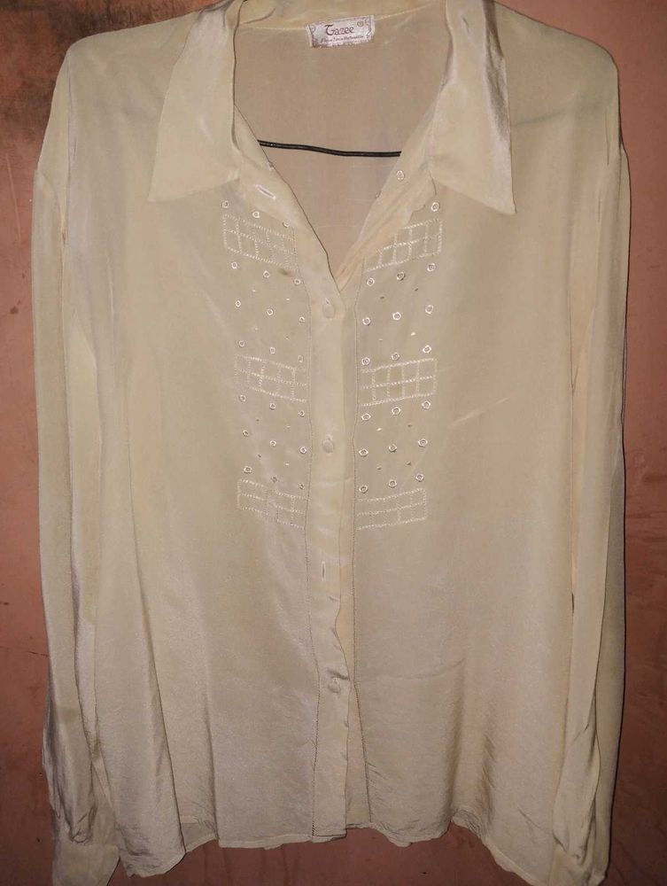 Elegant Cream Blouse