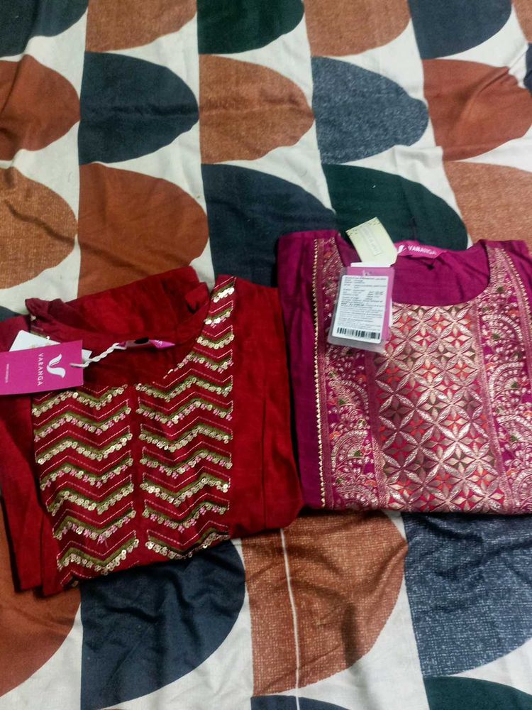 New Embellished Kurta Set