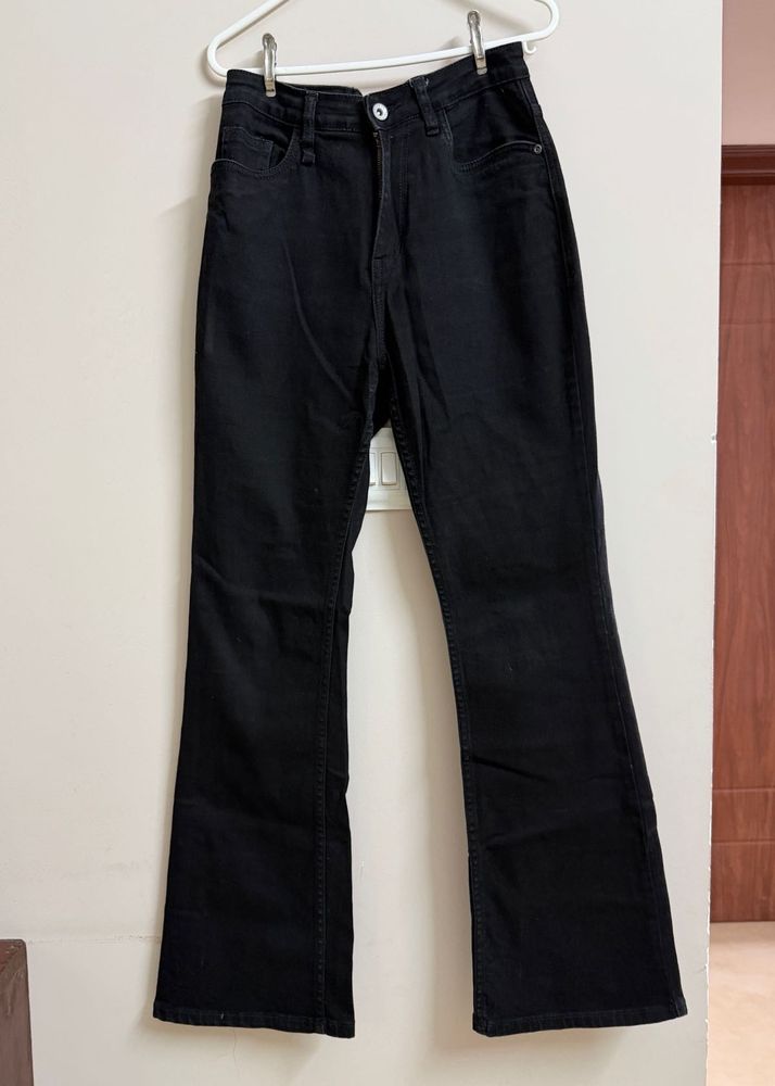 Roadster Black Bootcut Jeans