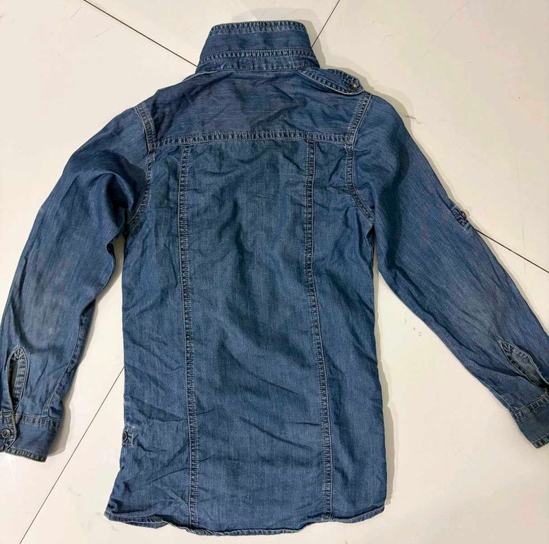 Classic Blue Denim Shirt