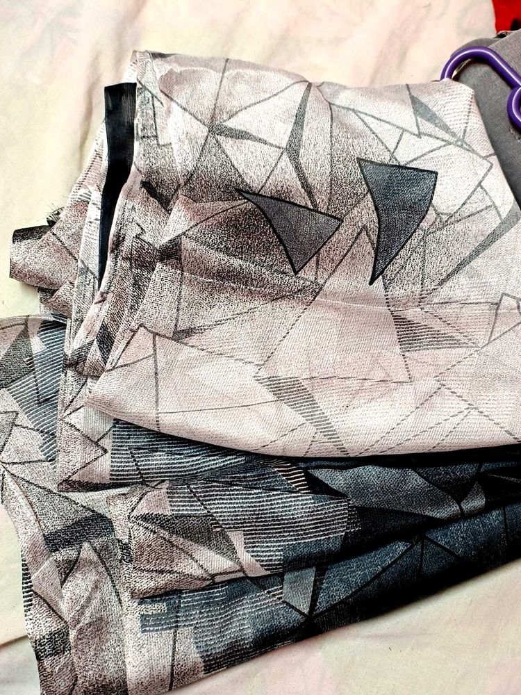 black and white orginal chiffon saree
