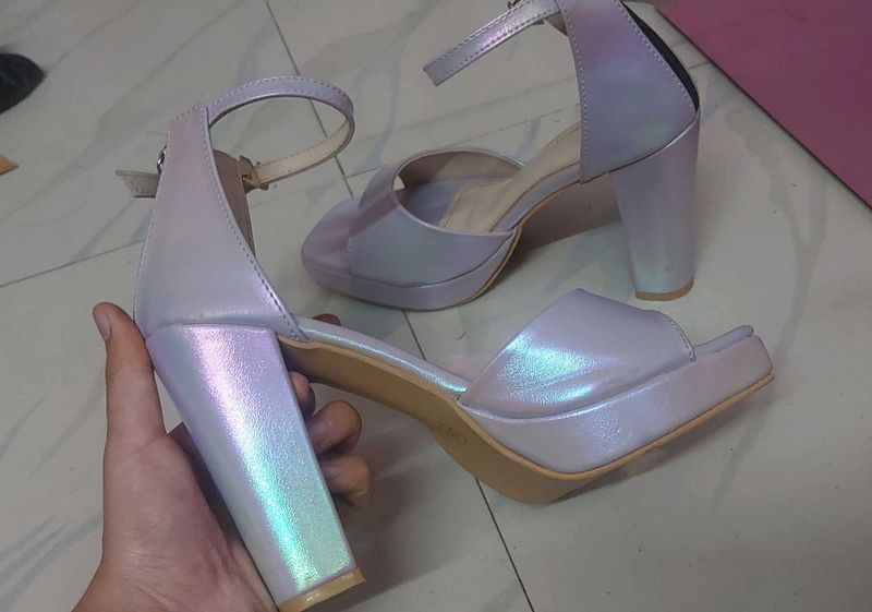 Chunky Platform Block Heels