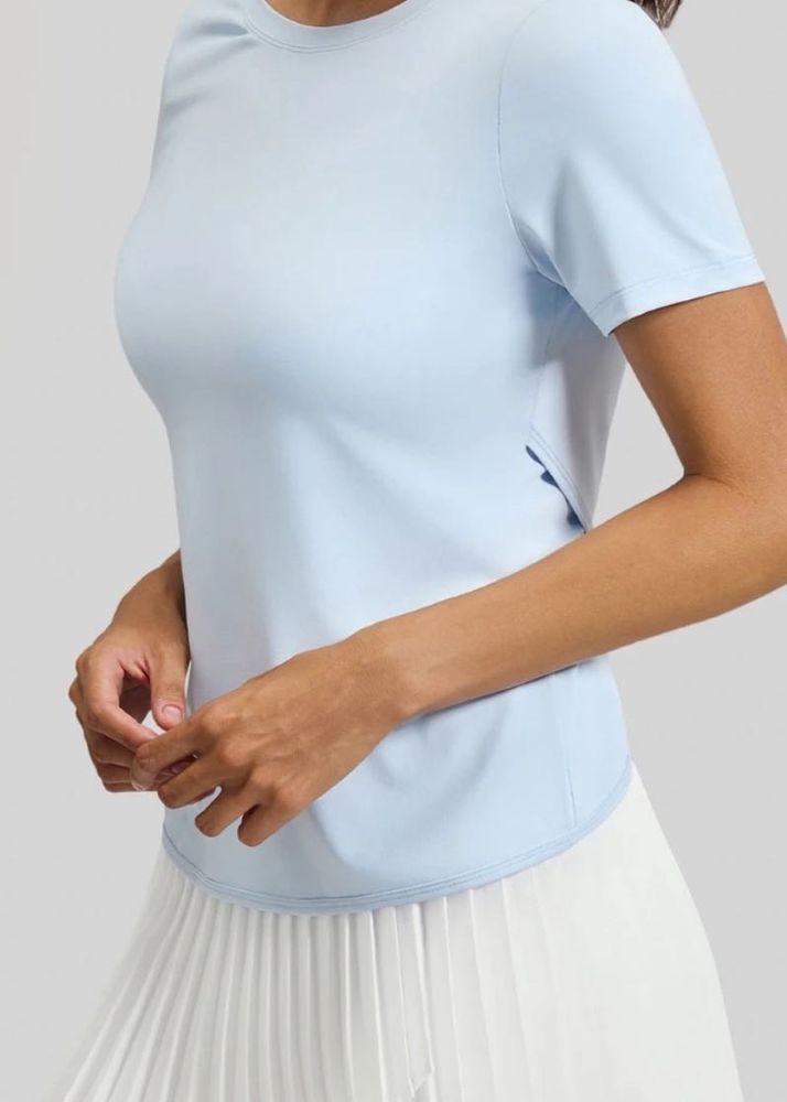Light Blue Crew Neck T-Shirt