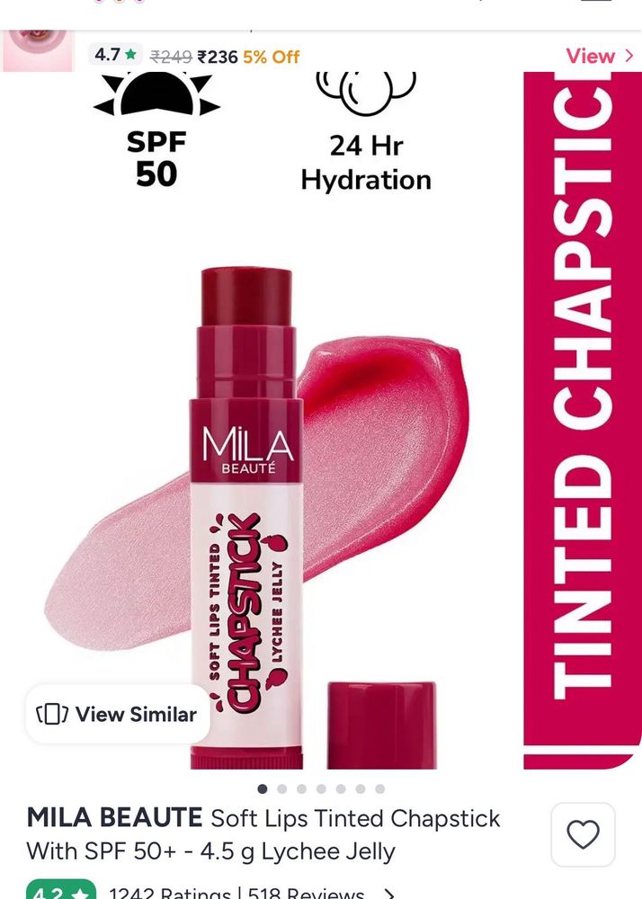 Mila Beaute Tinted Chapstick