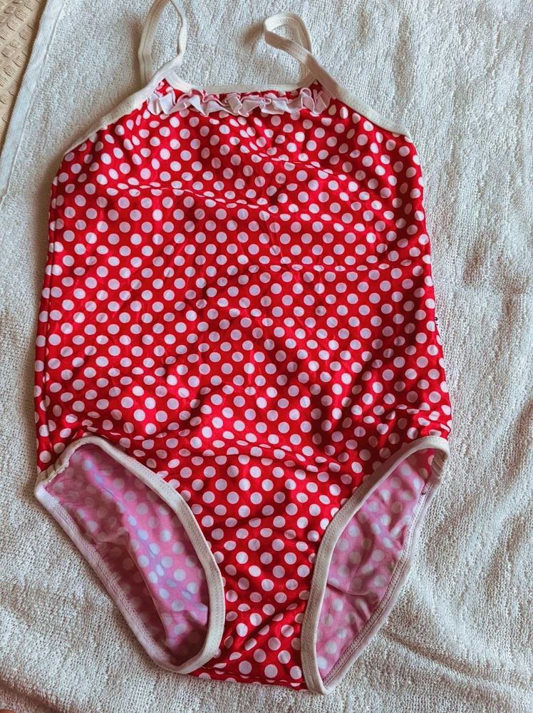 Red Polka Dot Swimsuit