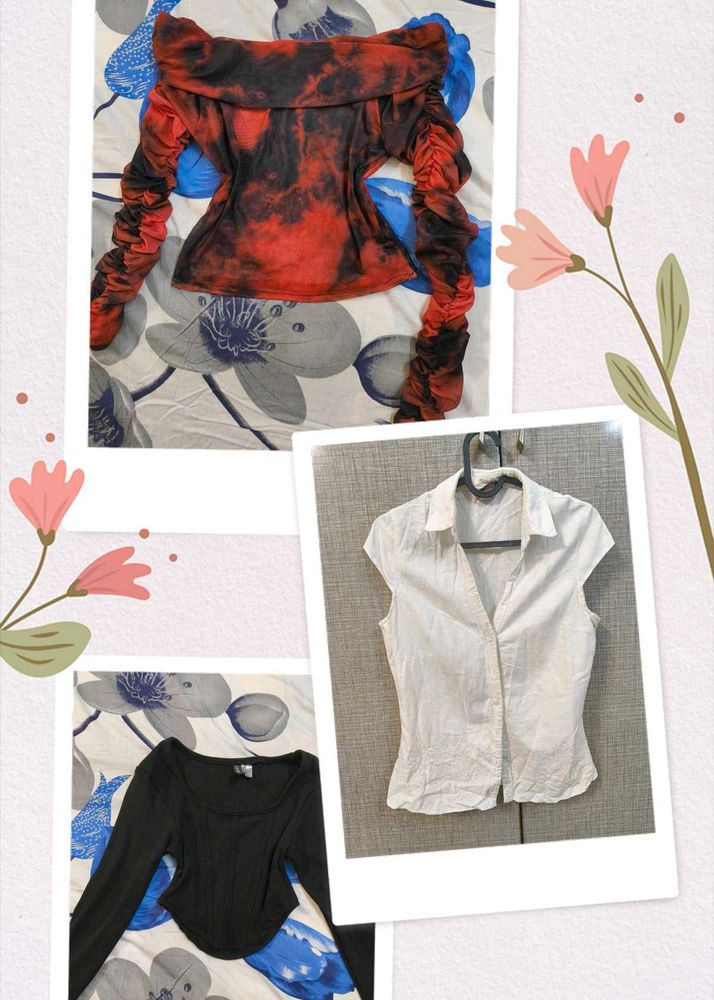 cute tops set of 3