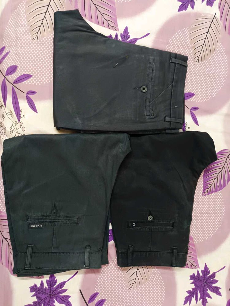 New Once Used Formal Trousers Set Of 3