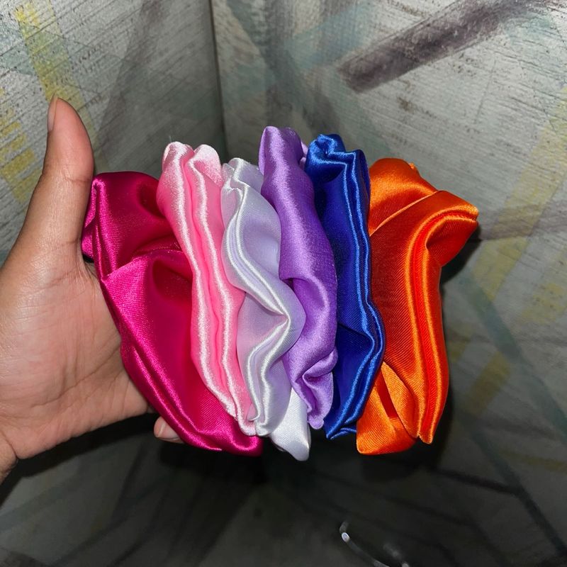 Colorful Scrunchie Set of 6