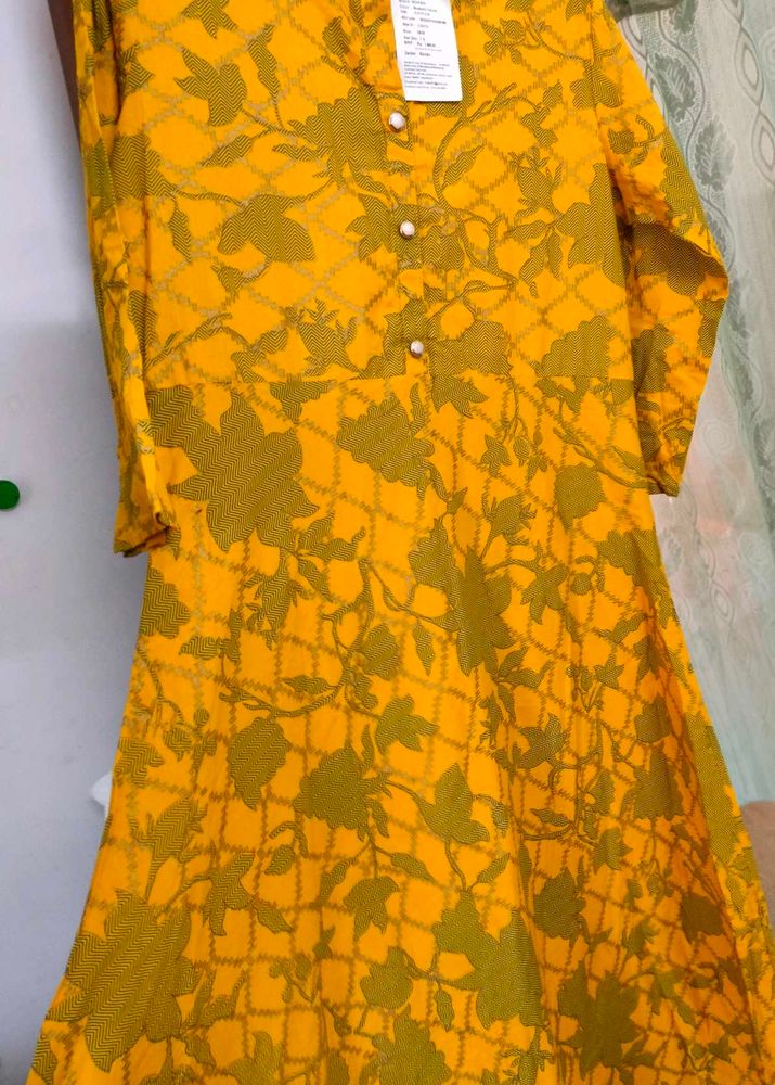 Sunny Elegance: Bright Yellow Kurta