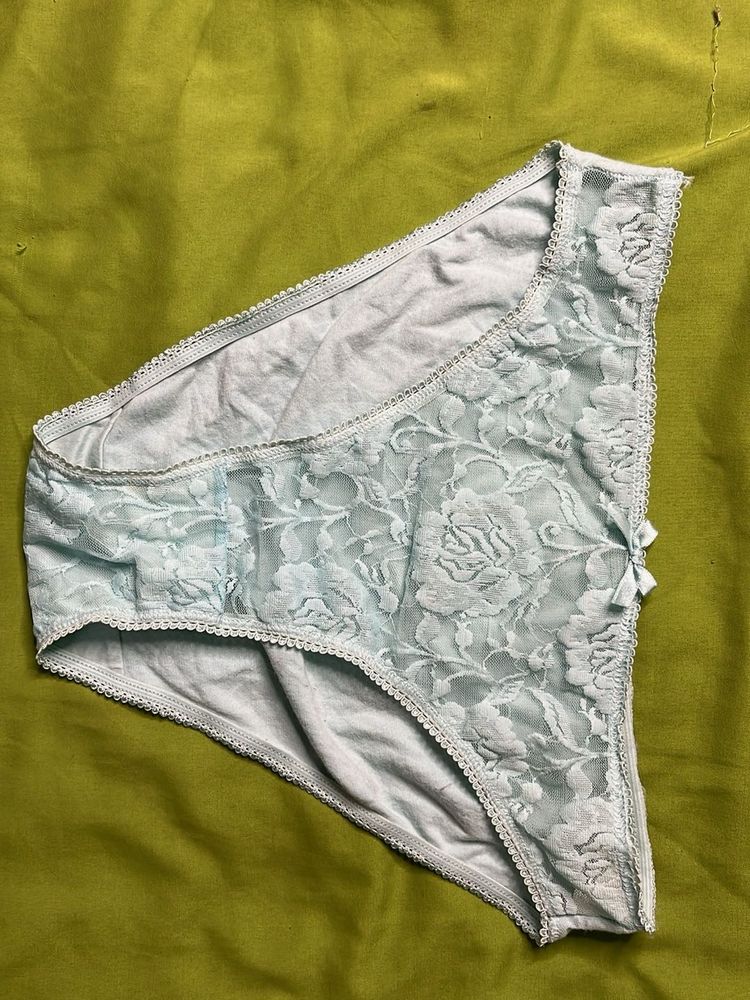 USED and Customiseable cotton blue panty