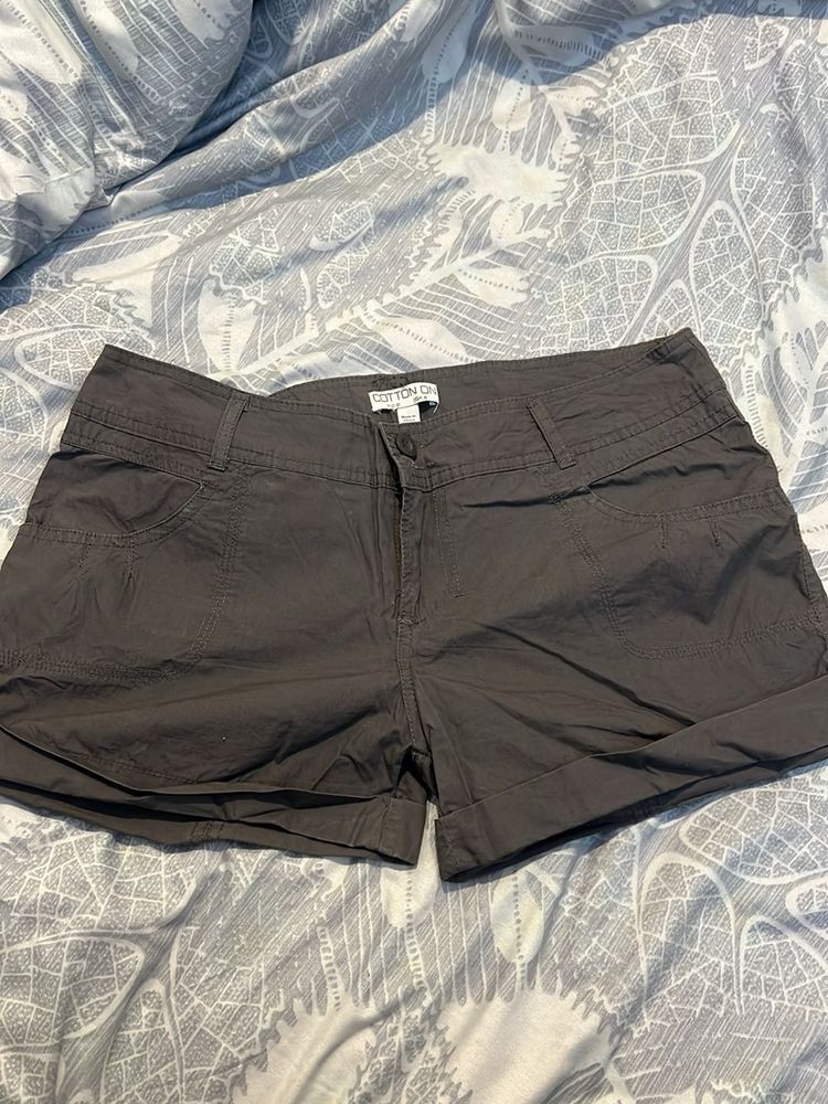 Cotton On Women's Grey Shorts