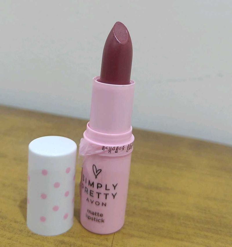 Avon Simply Pretty Matte Lipstick - Malva