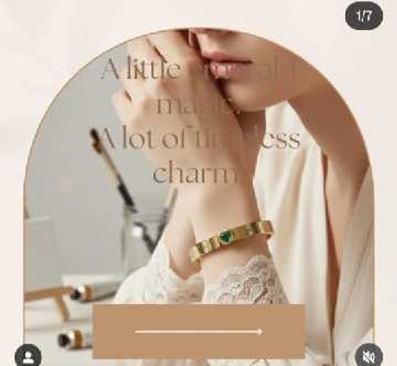 Gold Tone Bangle