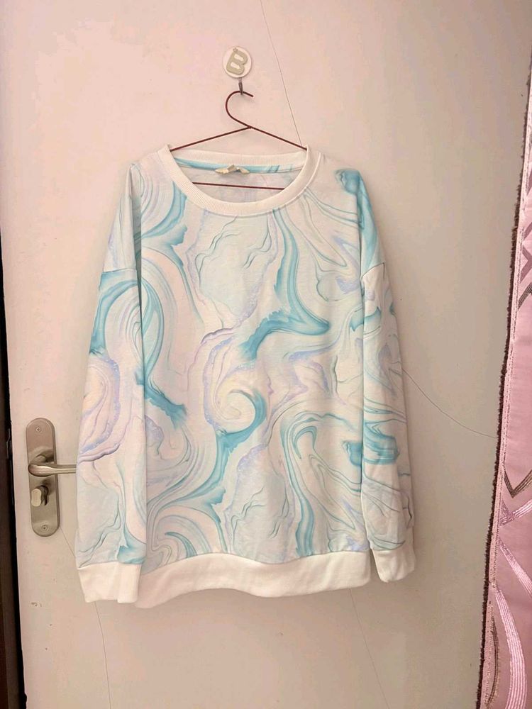 AND 's  Marble Print Sweatshirt