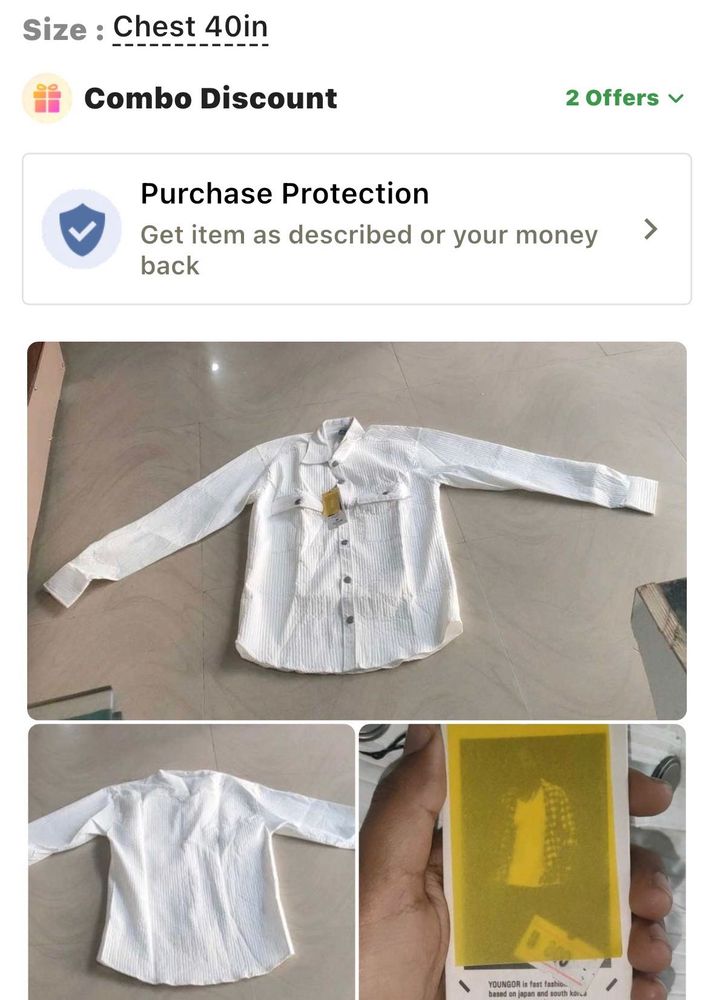 White Long Sleeve Shirt
