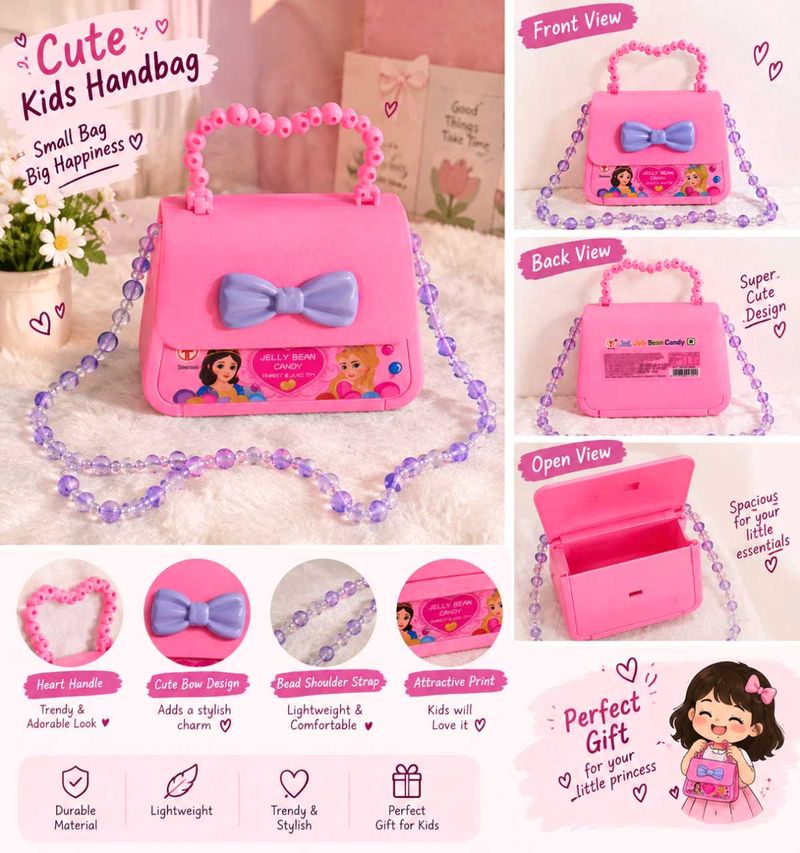 Cute Kids Handbag - Pink