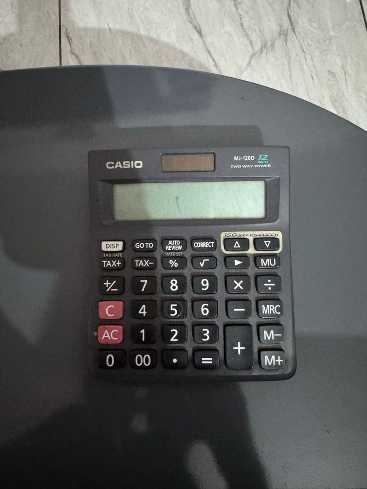 Casio MJ-120D Calculator without cell