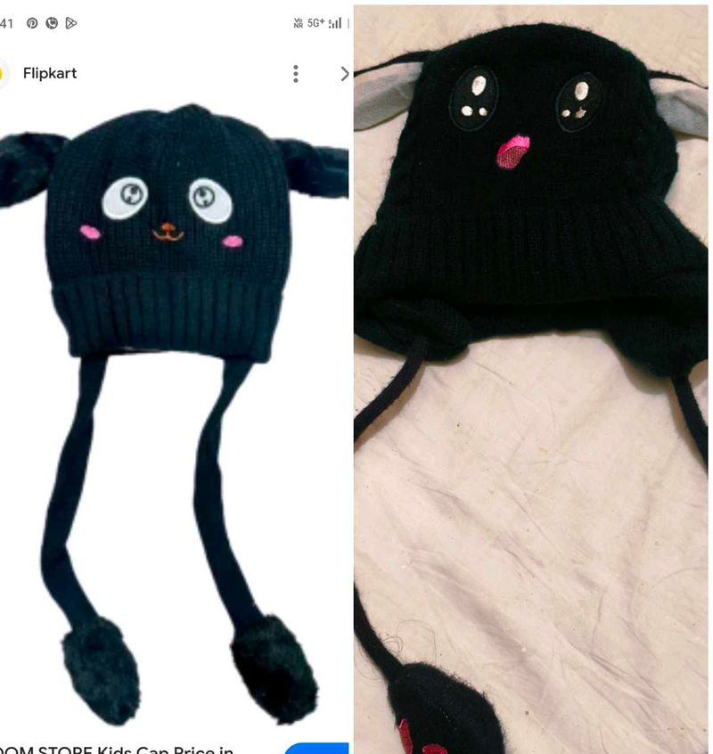 Air Flapping Woolen Cap