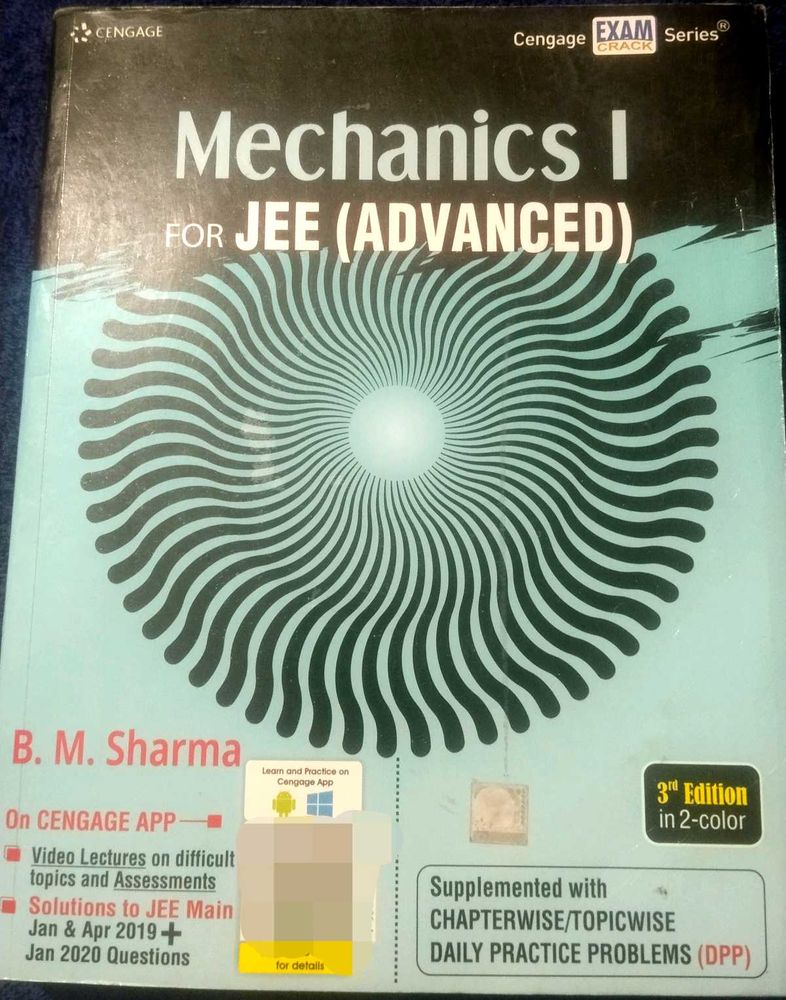 Mechanics I for JEE (Advanced) by B.M. Sharma