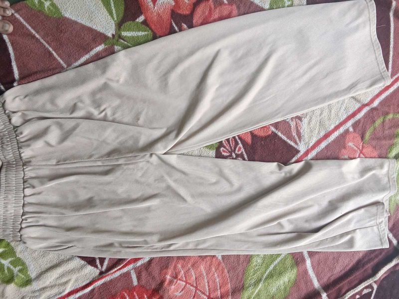 Comfortable Beige Palazzo Pants