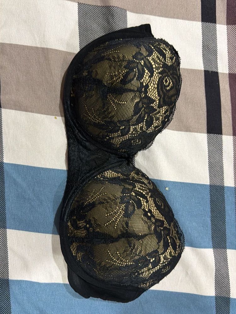 3 Lace Padded Bra 40c