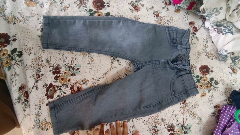 Grey Denim Jeans
