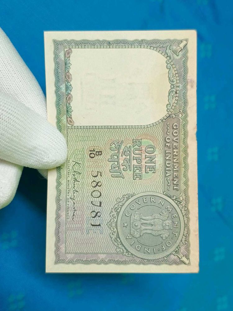 1 Rupee Note 1951 Sign By- K.G Ambegaonkar, Rare