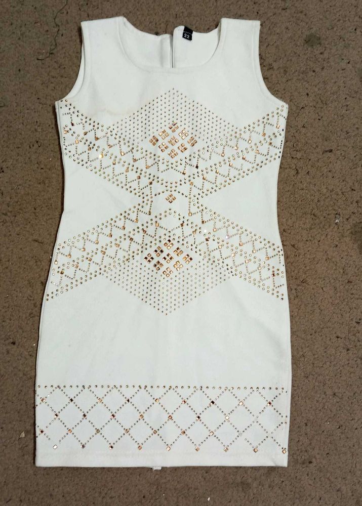 White midi Bodycon Dress