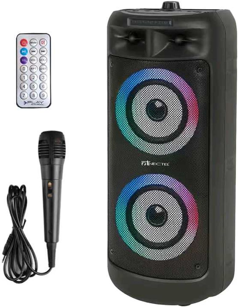50W Portable Multimedia Bluetooth Speaker with Dua