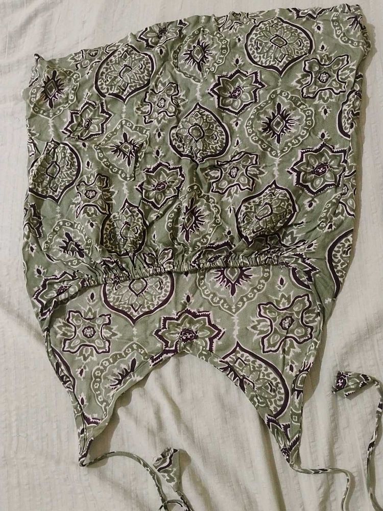Bohemian Print Halter Top