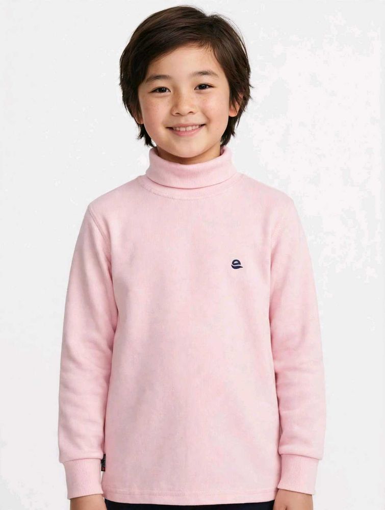 Pink Turtleneck Top for Kids