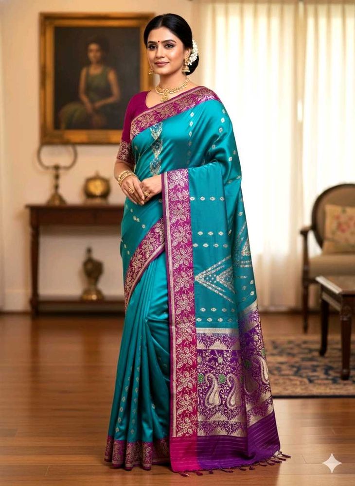 Elegant Ethnic Banarasi Saree✨