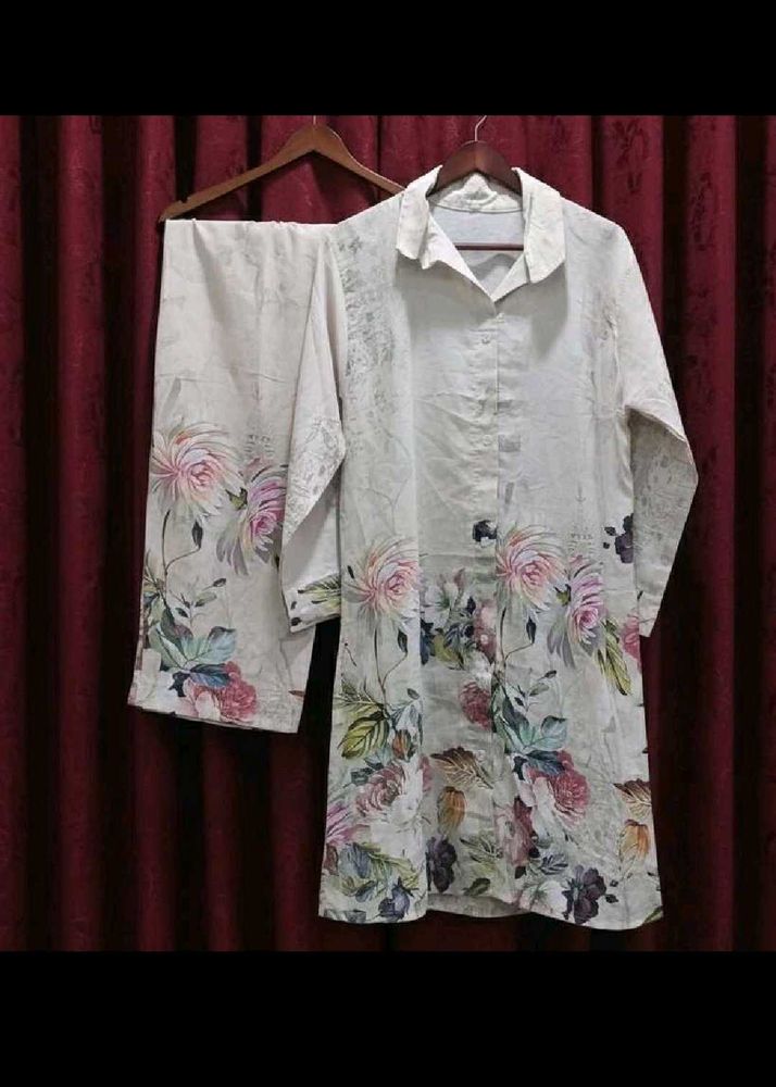 Floral Print Kurta Set
