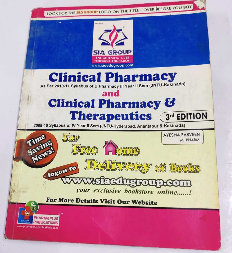 Clinical Pharmacy &amp; Therapeutics Book