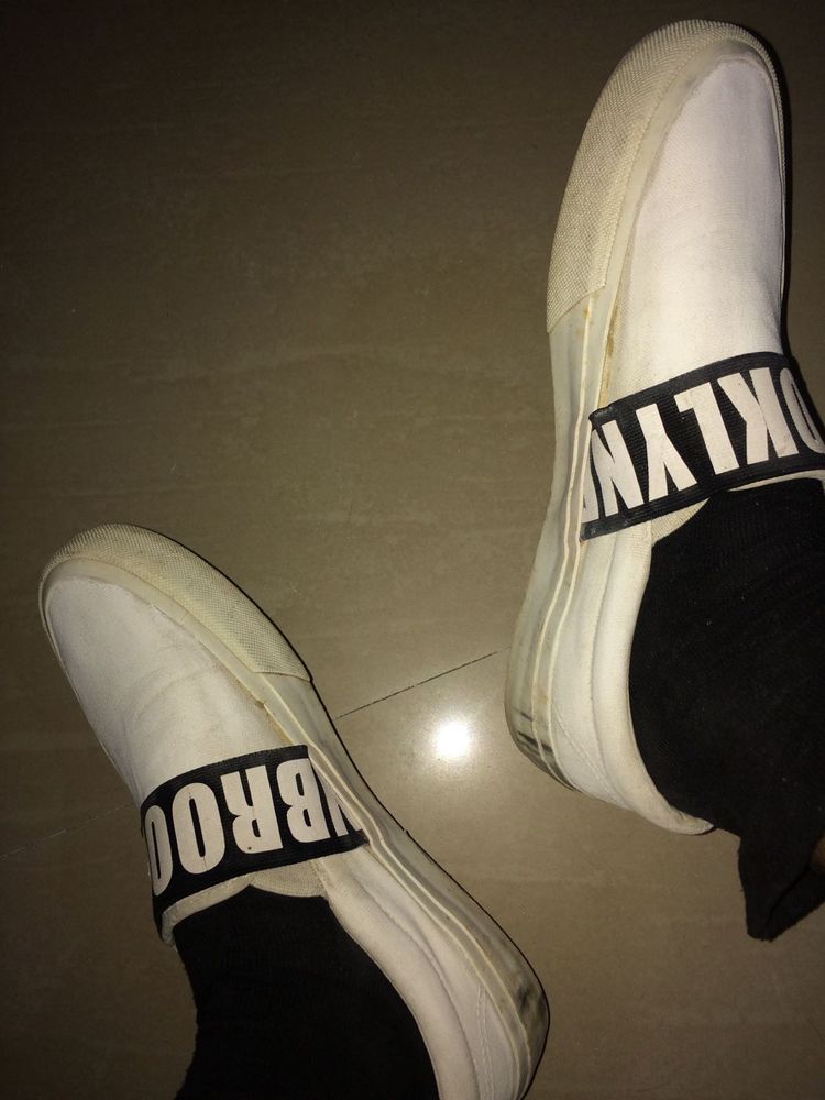 ASOS White Canvas Shoes
