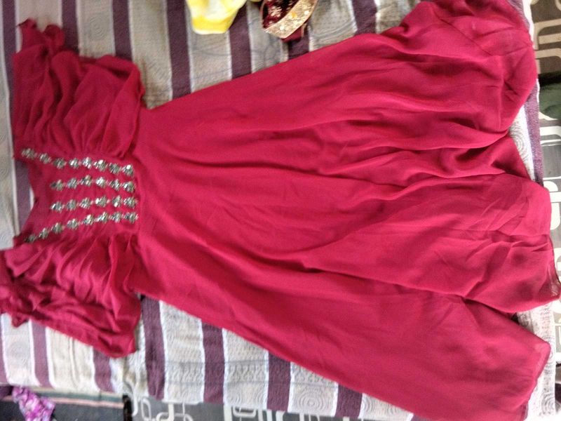 Stunning Red Ethnic Gown