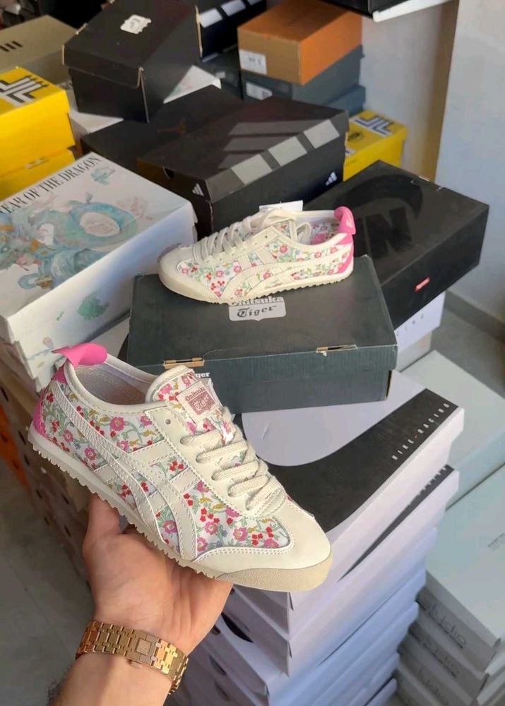 Onitsuka Tiger Floral Sneakers