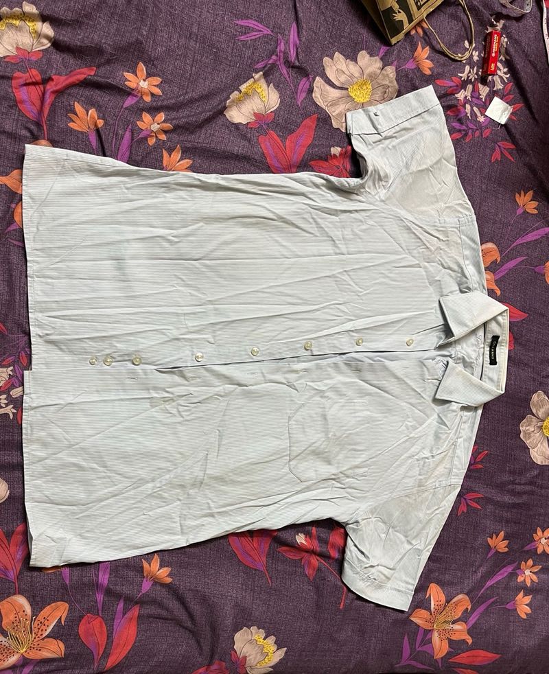 Louis Philippe Light Blue Shirt