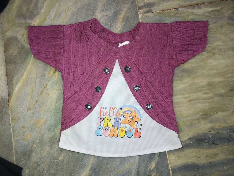 Cute Baby Girl's Top