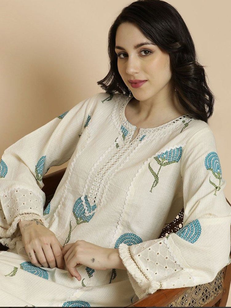 Embroidered Long Co-ord Set