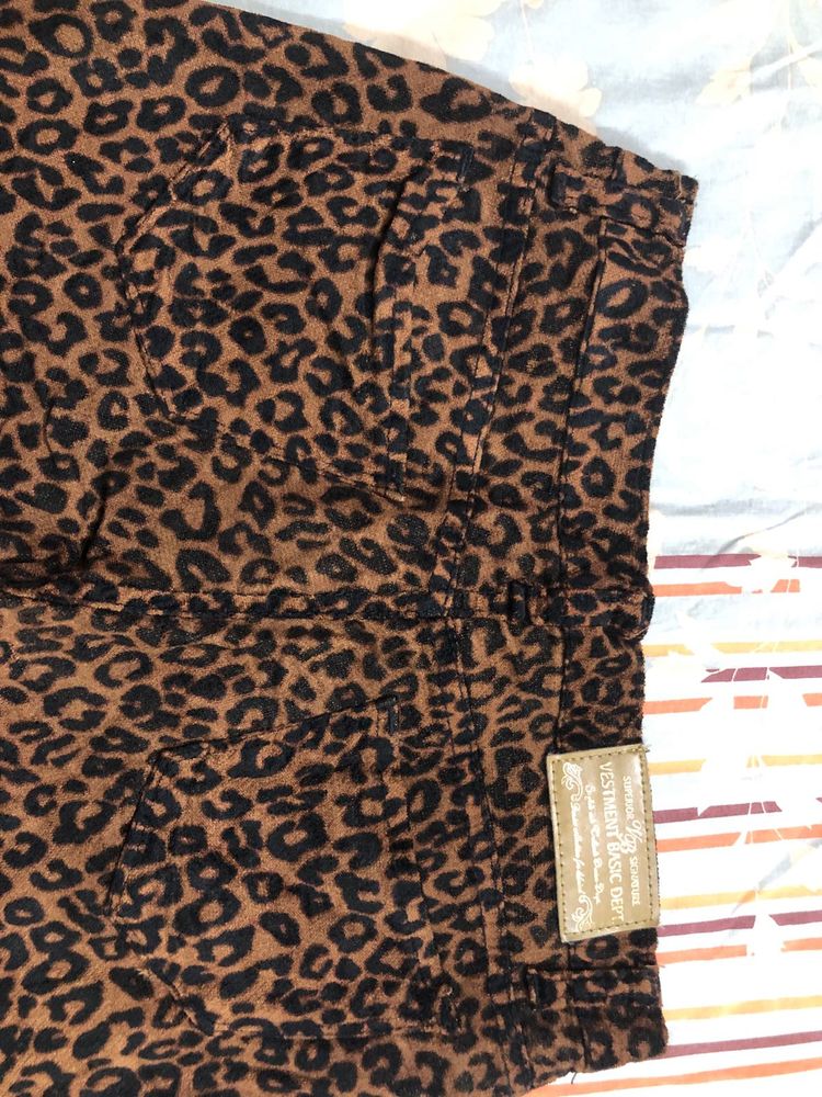 Leopard Print Trouser