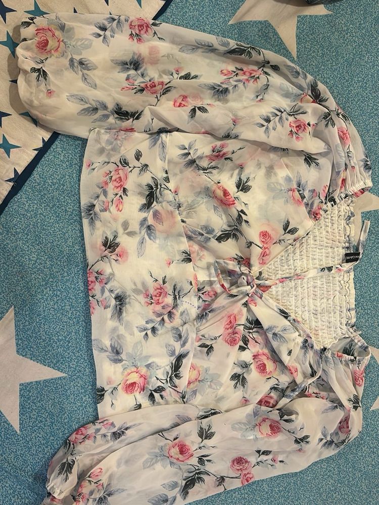 Floral Print Shein Top